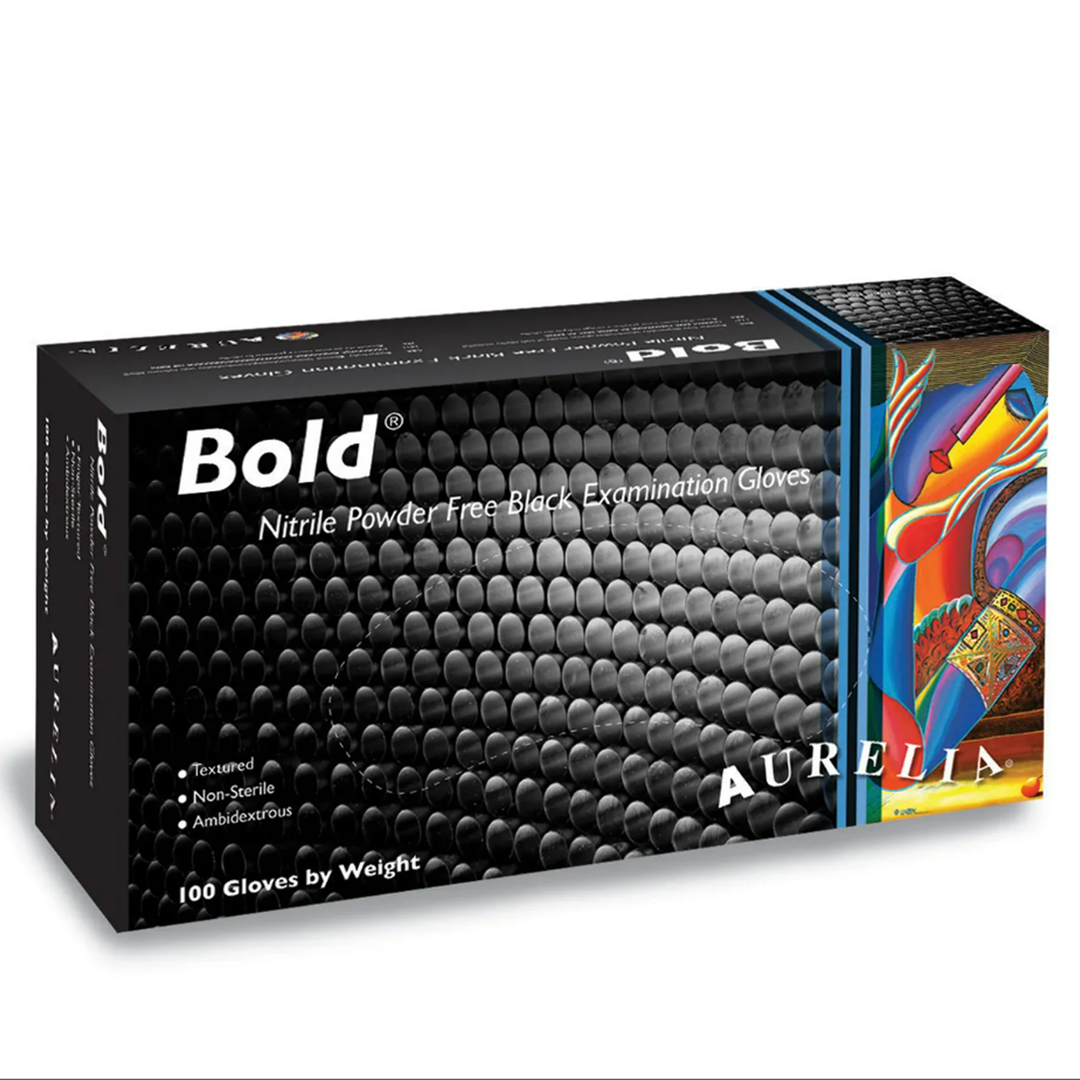 BOLD NITRILE GLOVES - 100/BOX