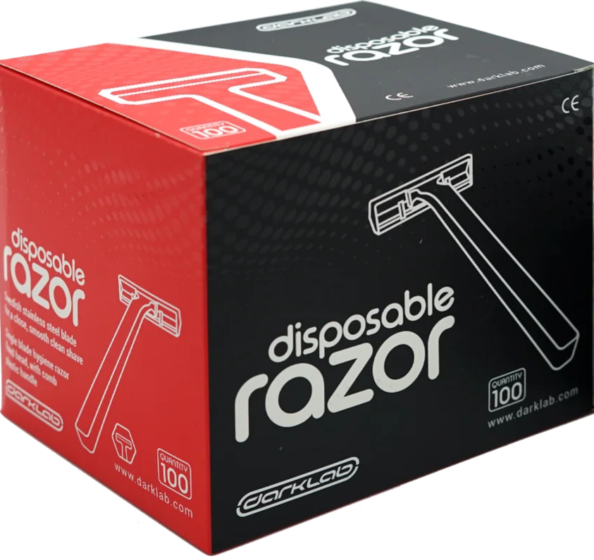 DISPOSABLE RAZORS - 100/BOX