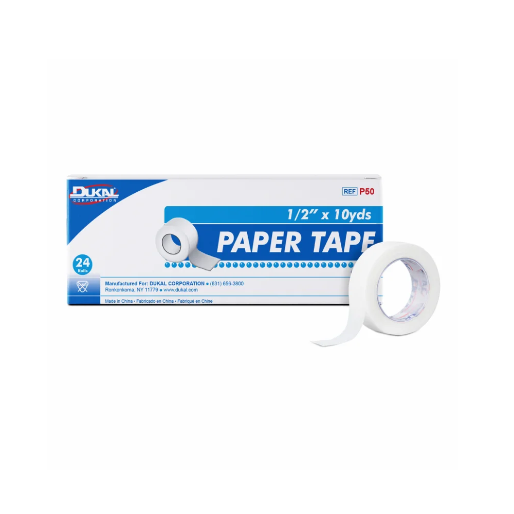 SURGICAL PAPER TAPE - LATEX FREE (24) 1/2" x 10 yds
