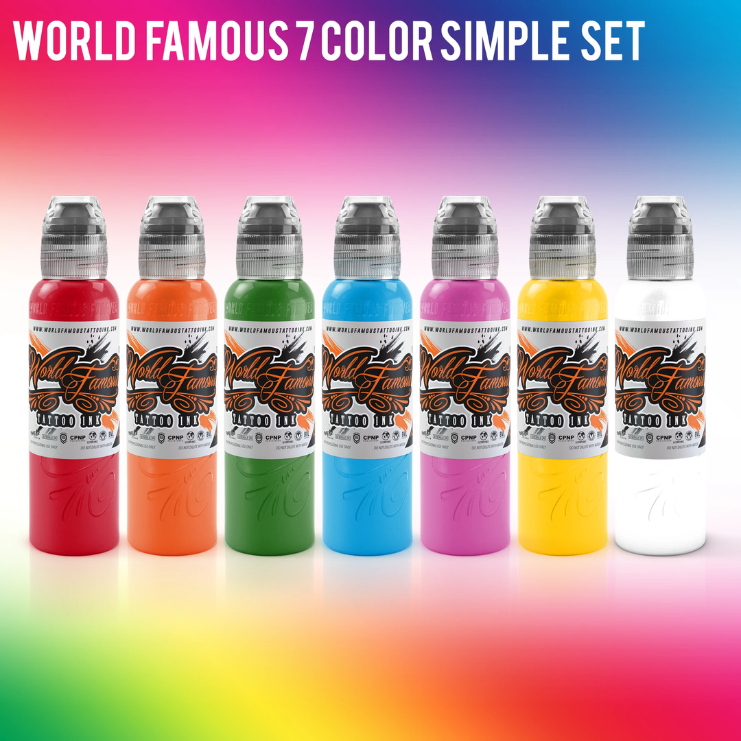 7 COLOR SIMPLE SET 1/2 OZ