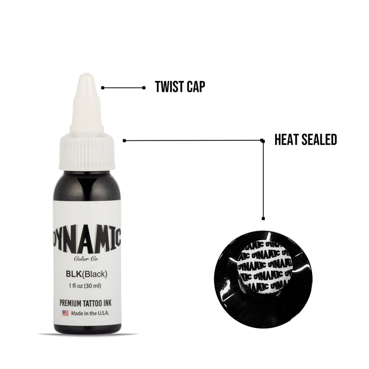 DYNAMIC INK BLACK 1OZ ANARCHY TATTOO SUPPLIES CANADA