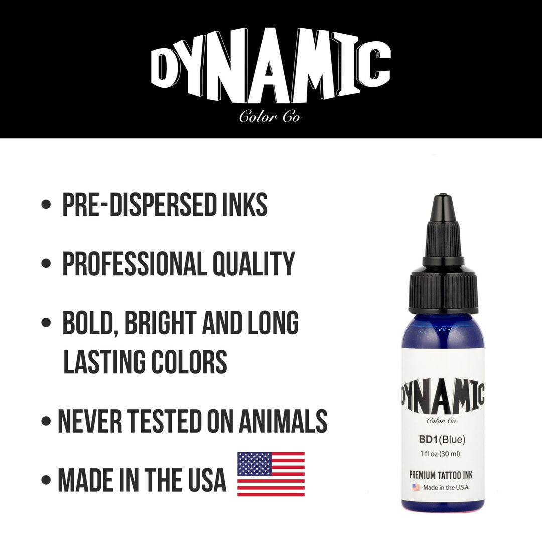 DYNAMIC INK BLUE 1OZ ANARCHY TATTOO SUPPLIES CANADA