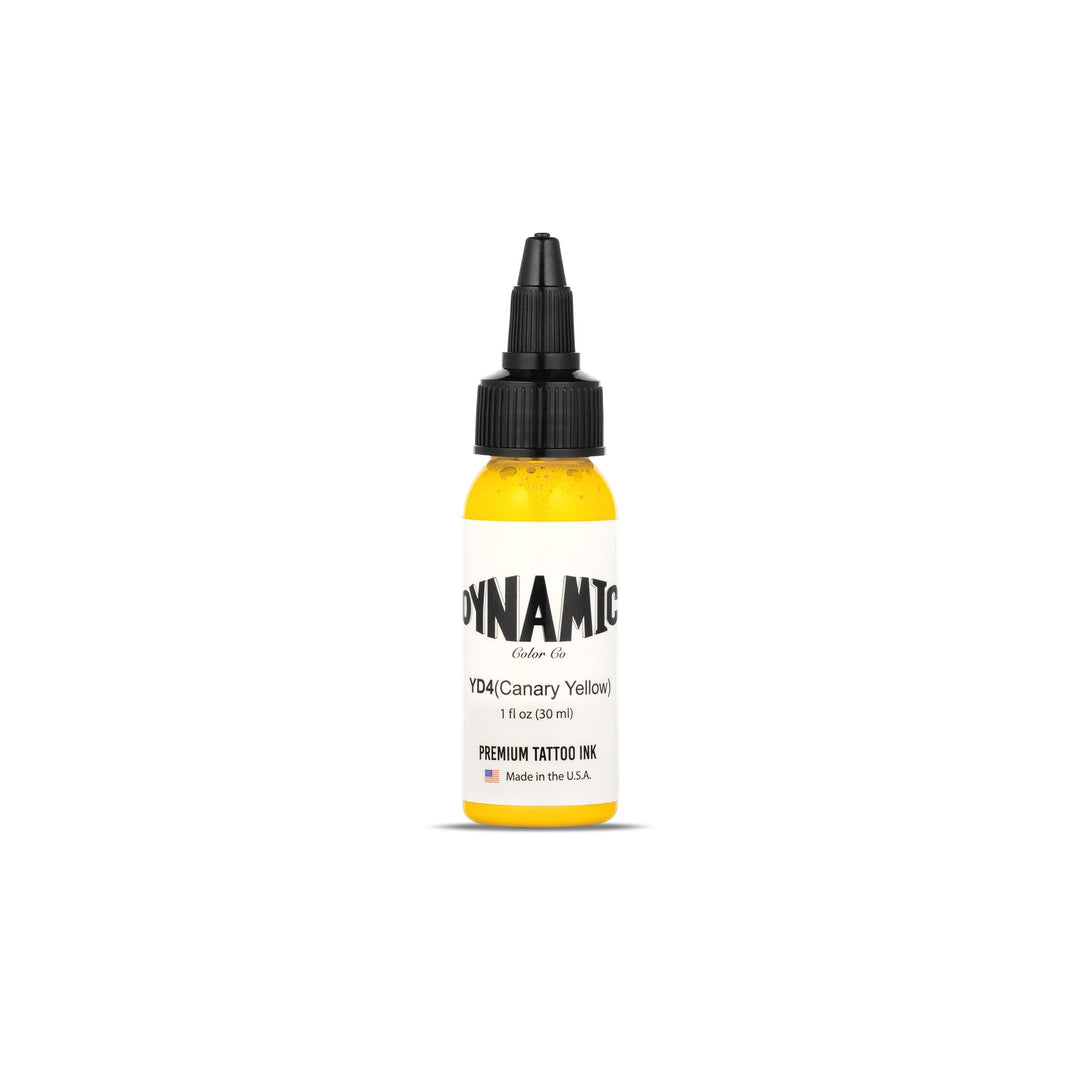 DYNAMIC INK CANARY YELLOW 1OZ ANARCHY TATTOO SUPPLIES CANADA