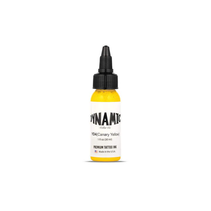 DYNAMIC INK CANARY YELLOW 1OZ ANARCHY TATTOO SUPPLIES CANADA
