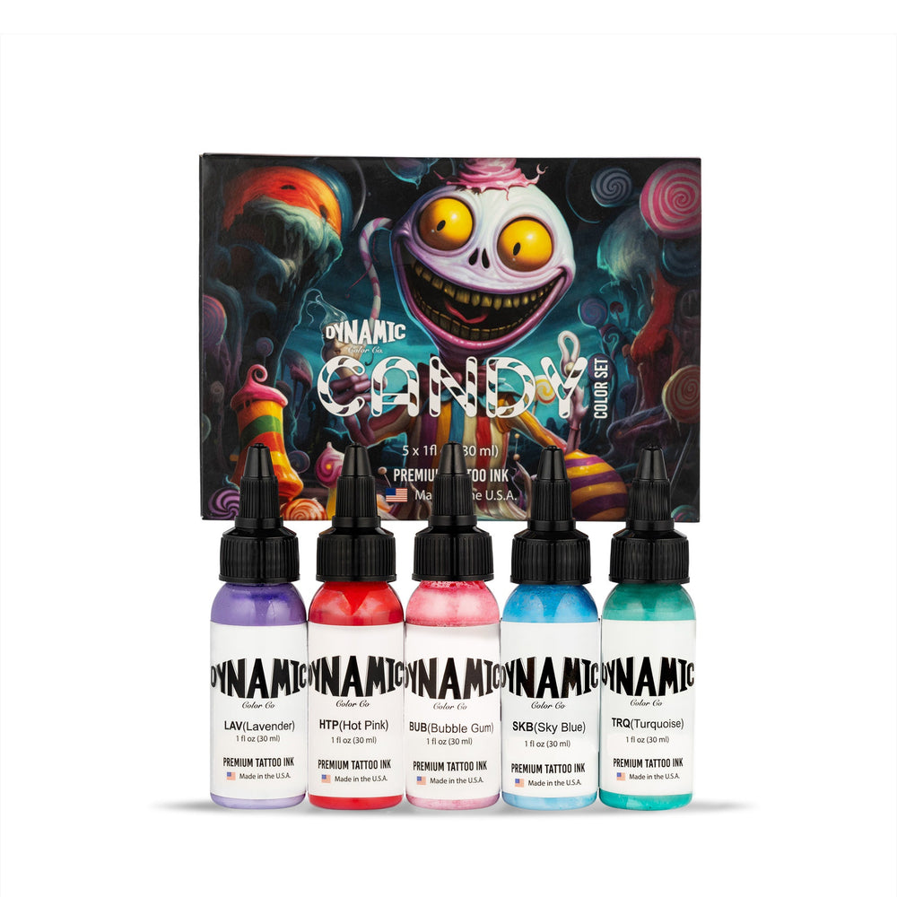 DYNAMIC INK CANDY 1OZ COLOR SET ANARCHY TATTOO SUPPLIES CANADA