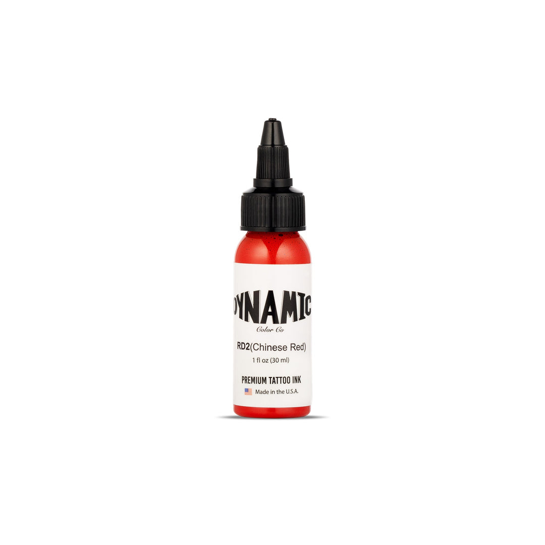 DYNAMIC INK CHINESE RED 1OZ ANARCHY TATTOO SUPPLIES CANADA