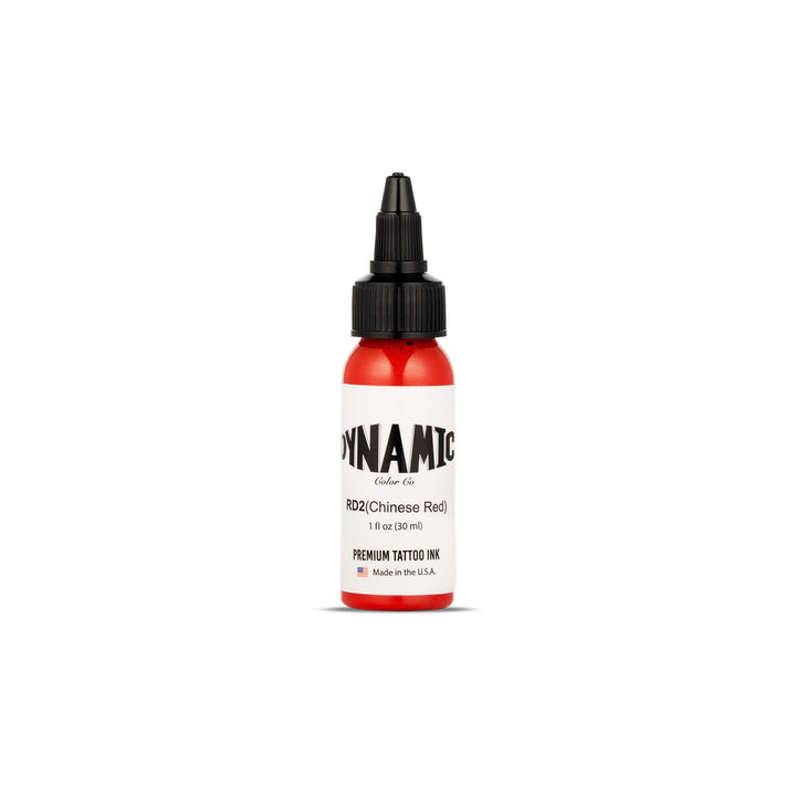 DYNAMIC INK CHINESE RED 1OZ ANARCHY TATTOO SUPPLIES CANADA