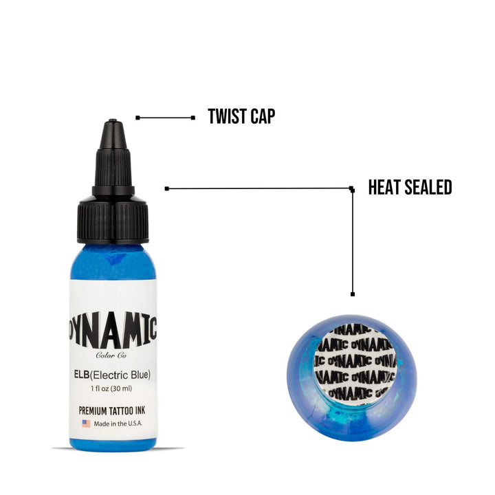 DYNAMIC INK ELECTRIC BLUE 1OZ ANARCHY TATTOO SUPPLIES CANADA