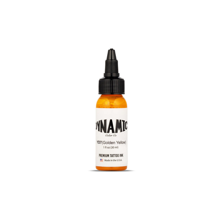 DYNAMIC INK GOLDEN YELLOW 1OZ ANARCHY TATTOO SUPPLIES CANADA