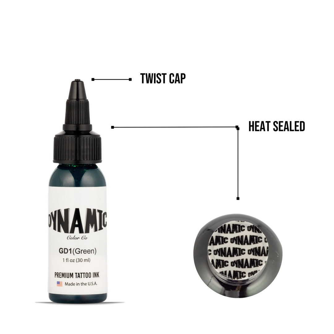 DYNAMIC INK GREEN 1OZ ANARCHY TATTOO SUPPLIES CANADA