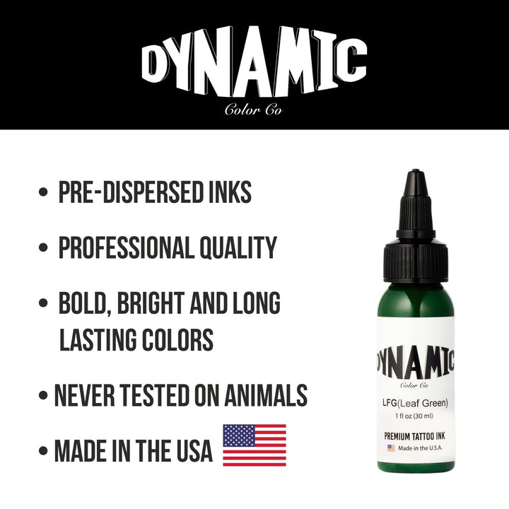 DYNAMIC INK GREEN LEAF ANARCHY TATTOO SUPPLIES CANADA