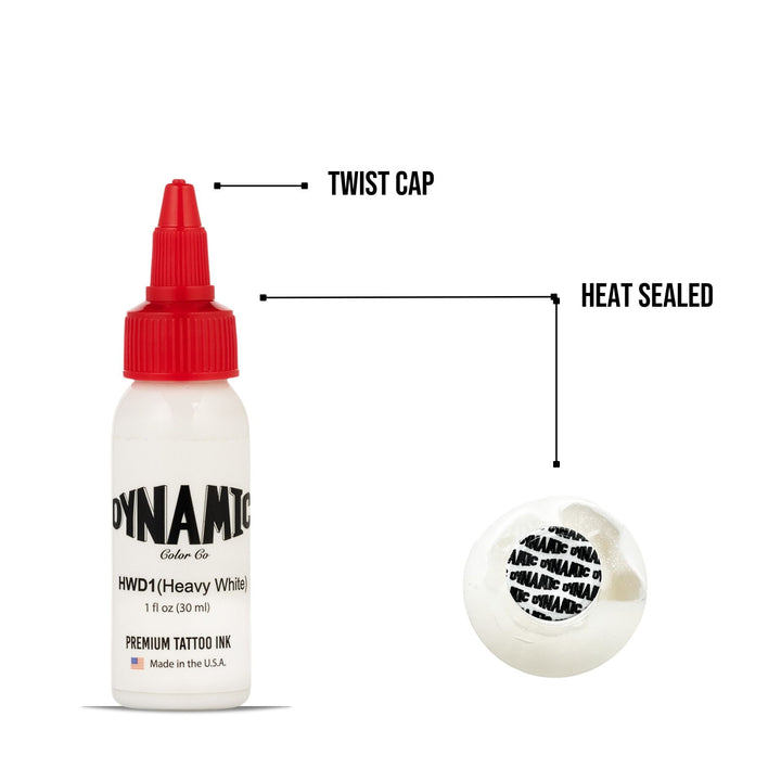 DYNAMIC INK HEAVY WHITE 1OZ ANARCHY TATTOO SUPPLIES CANADA