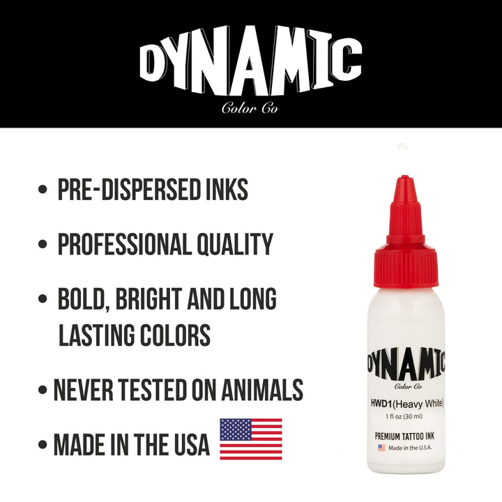 DYNAMIC INK HEAVY WHITE 1OZ ANARCHY TATTOO SUPPLIES CANADA
