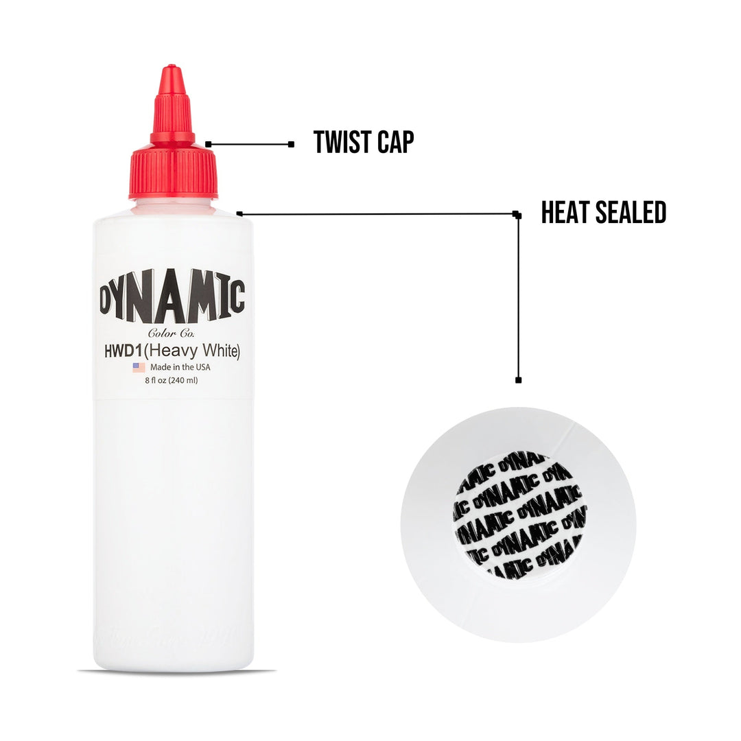 DYNAMIC INK HEAVY WHITE 8OZ ANARCHY TATTOO SUPPLIES CANADA