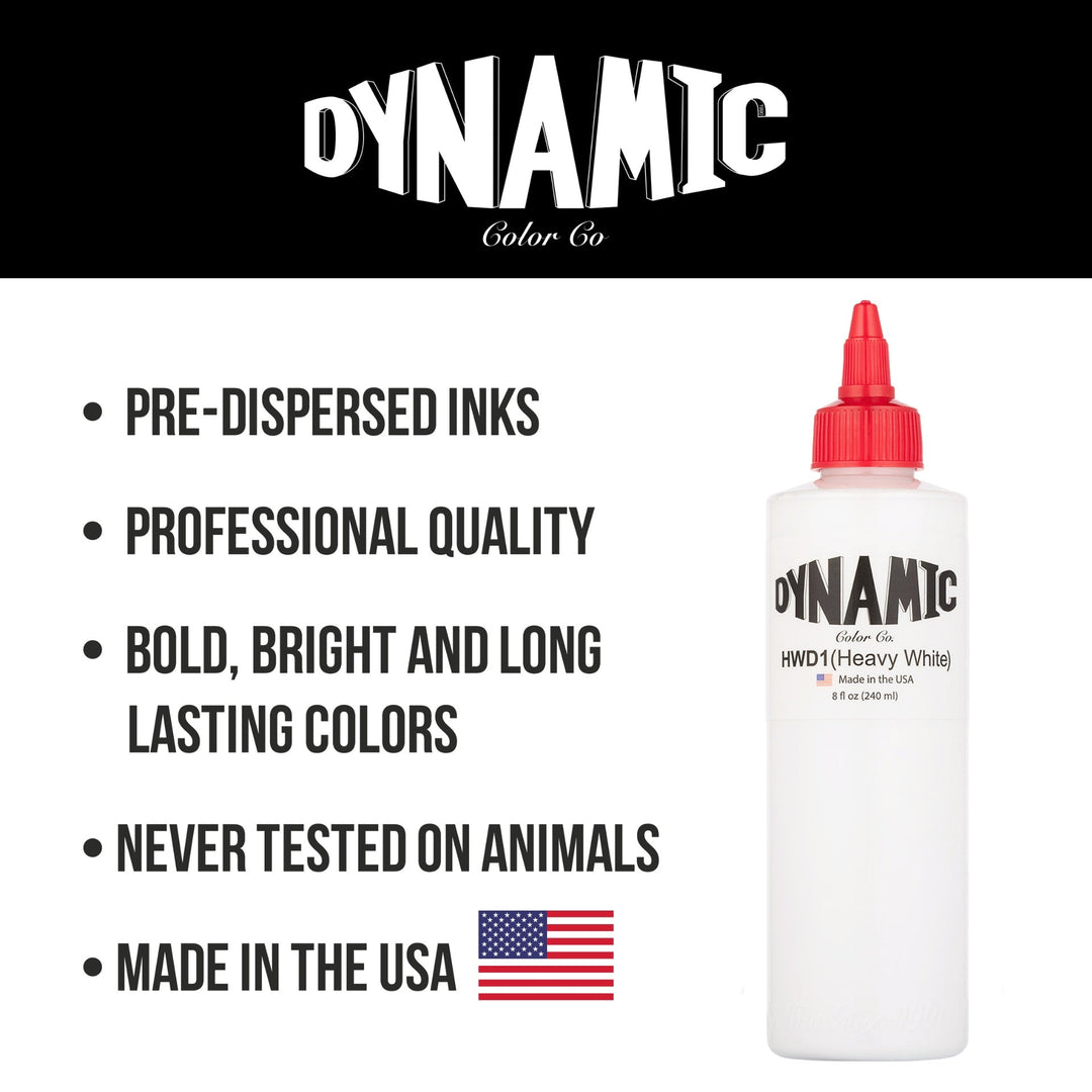DYNAMIC INK HEAVY WHITE 8OZ ANARCHY TATTOO SUPPLIES CANADA