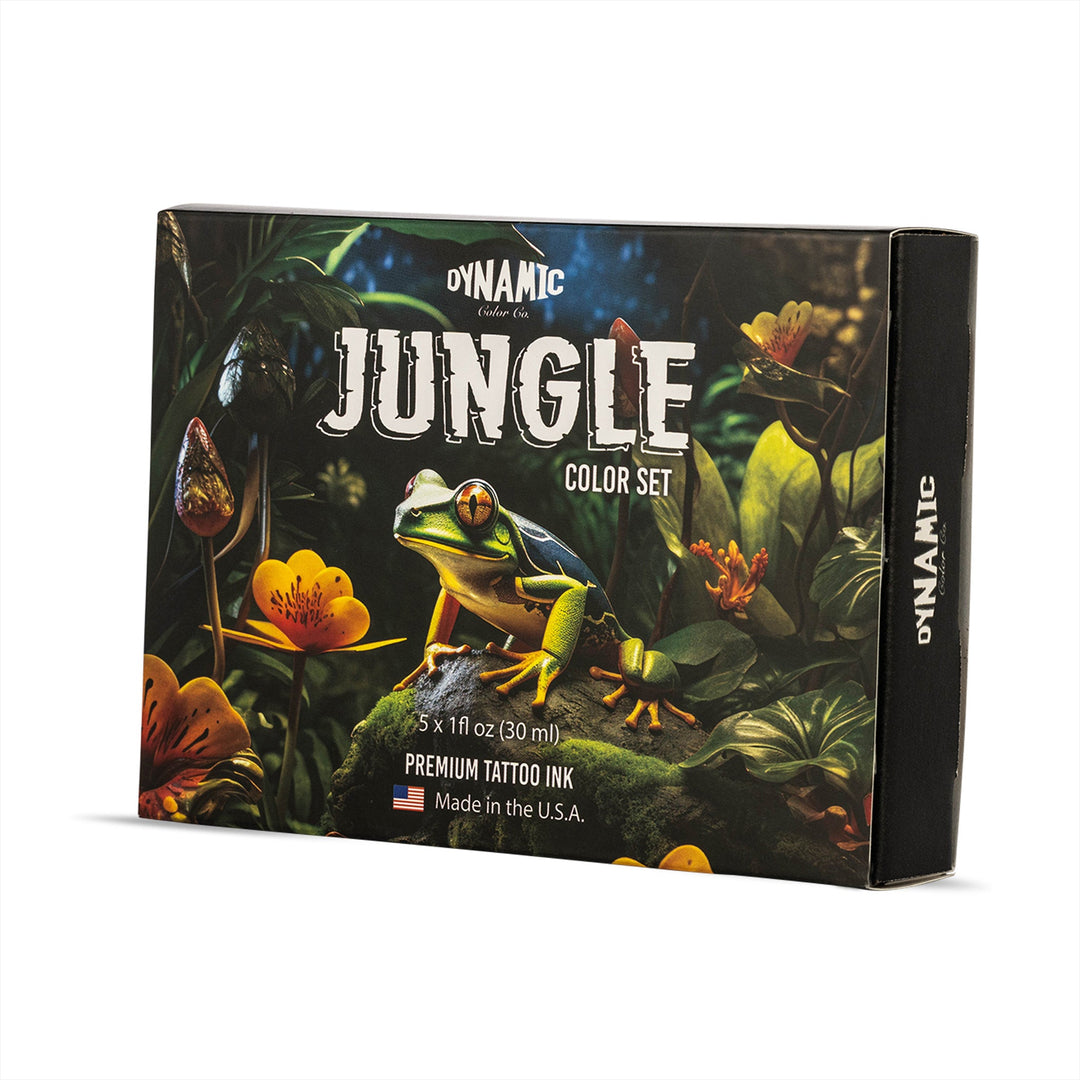 DYNAMIC INK JUNGLE 1OZ COLOR SET ANARCHY TATTOO SUPPLIES CANADA