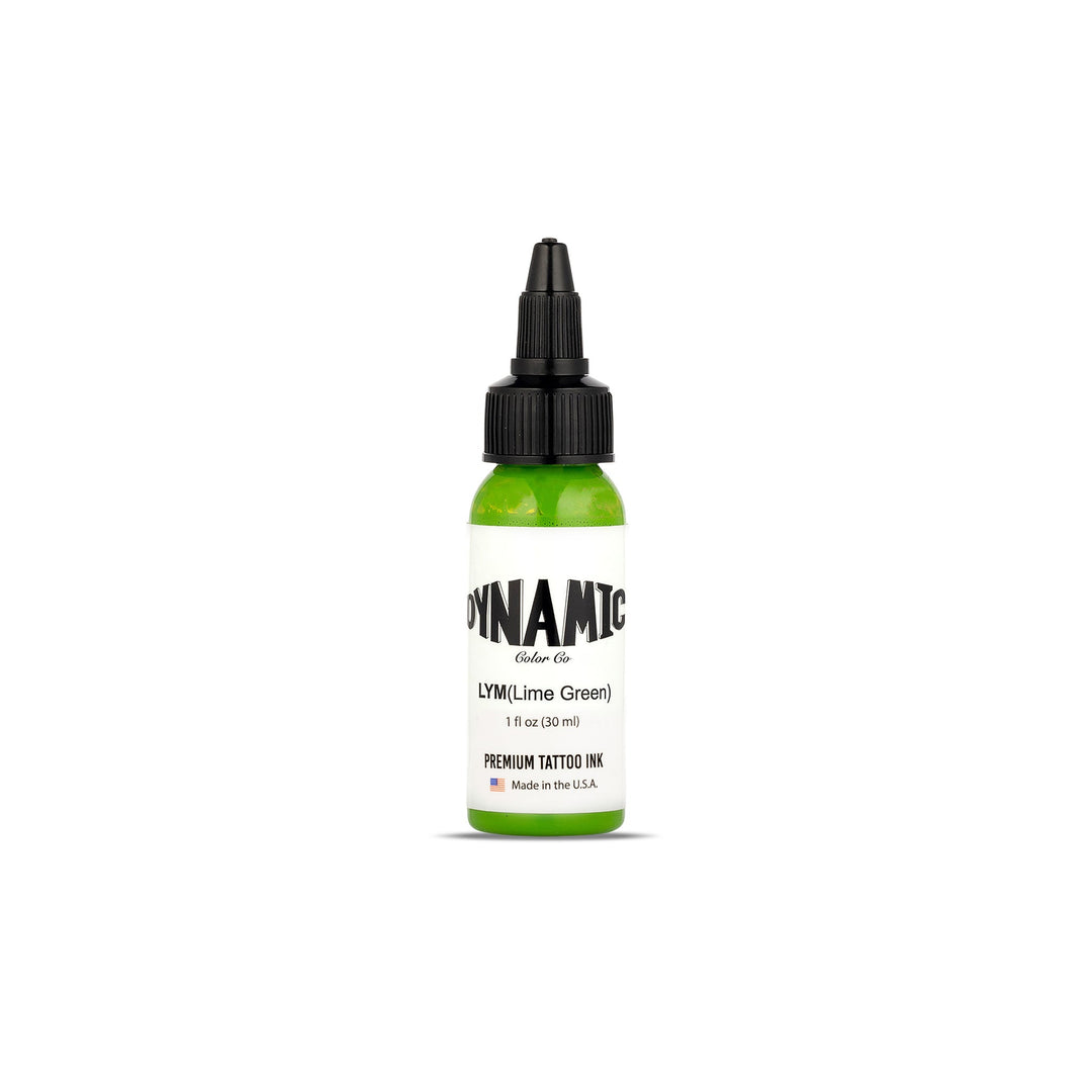 DYNAMIC INK LIME GREEN 1OZ ANARCHY TATTOO SUPPLIES CANADA