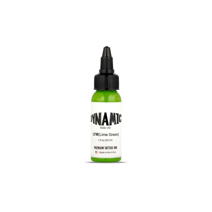 DYNAMIC INK LIME GREEN 1OZ ANARCHY TATTOO SUPPLIES CANADA