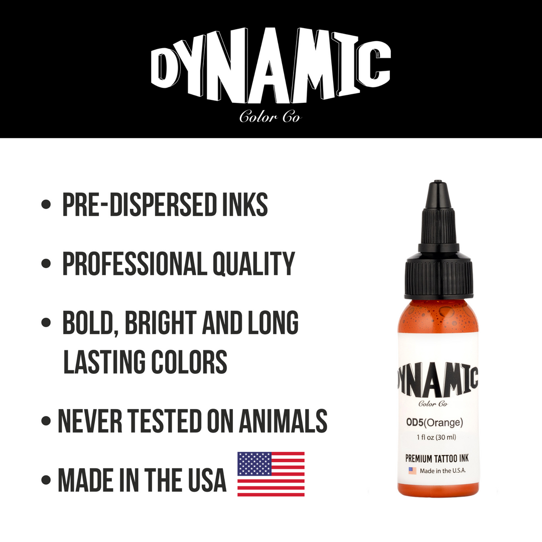 DYNAMIC INK ORANGE 1OZ ANARCHY TATTOO SUPPLIES CANADA