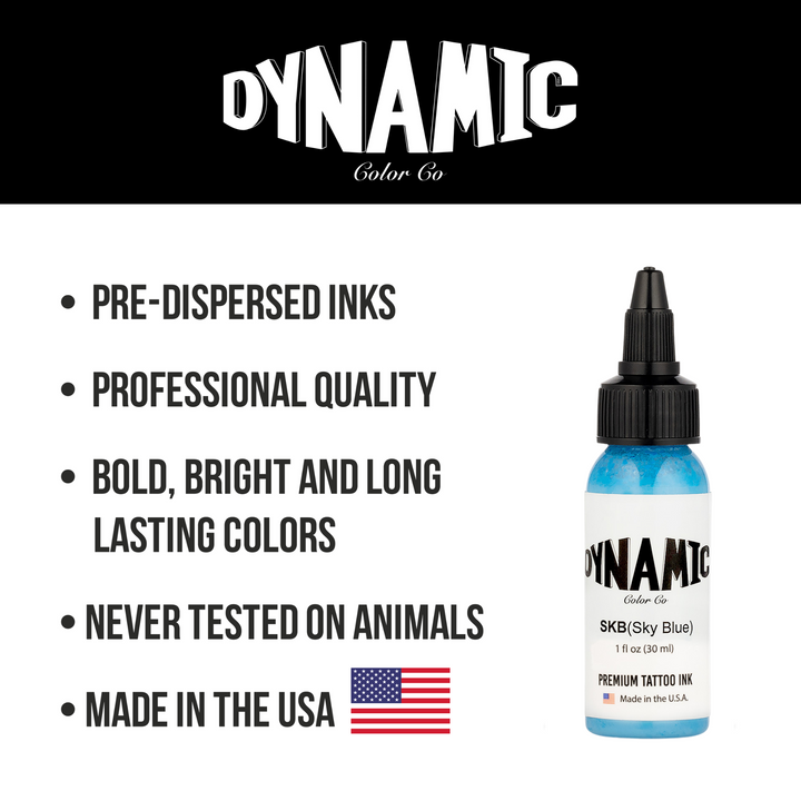 DYNAMIC INK SKY BLUE 1OZ ANARCHY TATTOO SUPPLIES CANADA
