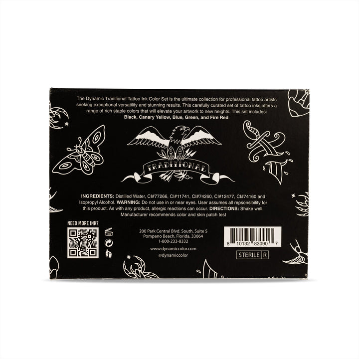 DYNAMIC INK TRADITIONAL SET 1OZ ANARCHY TATTOO SUPPLIES CANADA