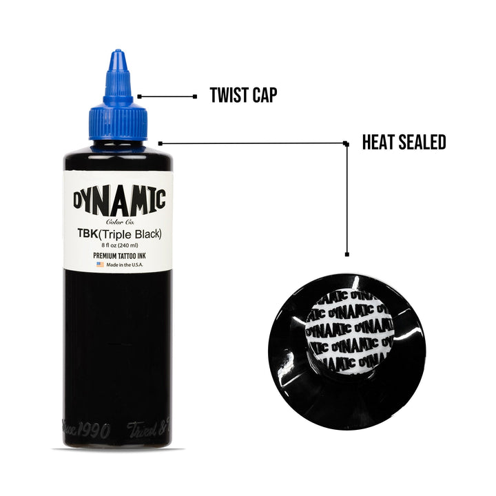 DYNAMIC INK TRIPLE BLACK 8 OZ BOTTLE ANARCHY TATTOO SUPPLIES CANADA