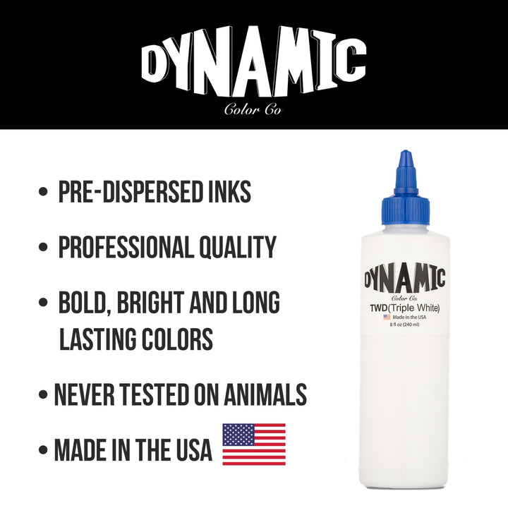 DYNAMIC INK TRIPLE WHITE 8OZ ANARCHY TATTOO SUPPLIES CANADA