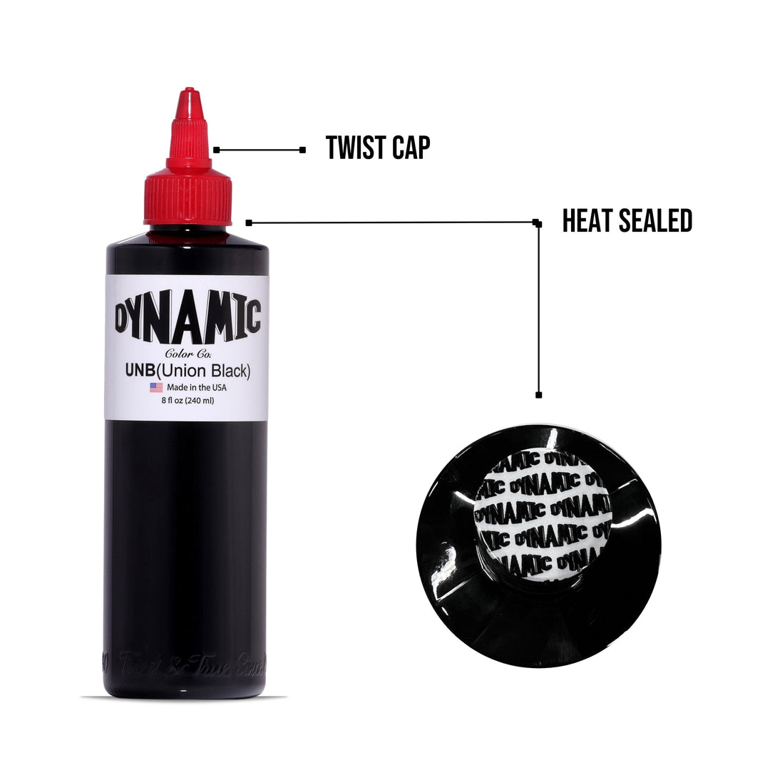 DYNAMIC INK UNION BLACK 8OZ BOTTLE ANARCHY TATTOO SUPPLIES CANADA1