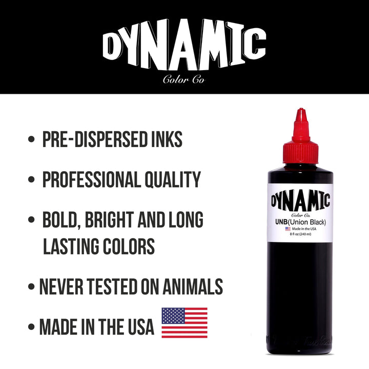 DYNAMIC INK UNION BLACK 8OZ BOTTLE ANARCHY TATTOO SUPPLIES CANADA2