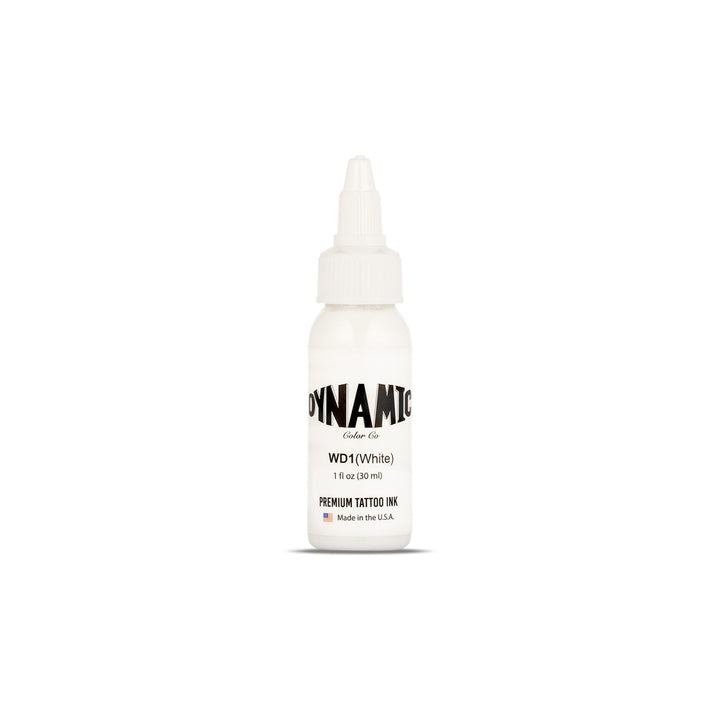DYNAMIC INK WHITE 1OZ BOTTLE ANARCHY TATTOO SUPPLIES CANADA