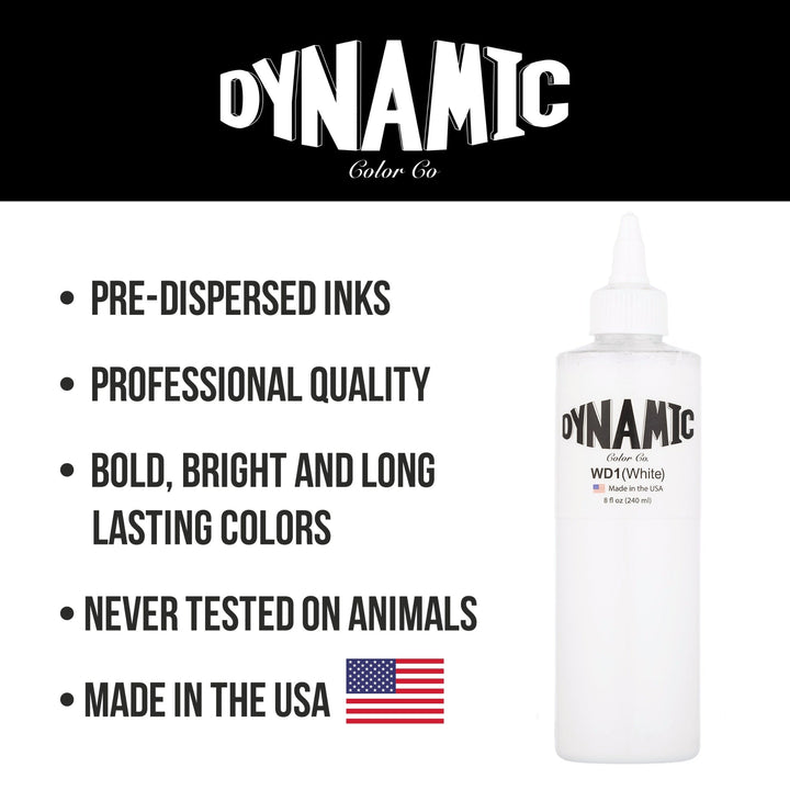 DYNAMIC INK WHITE 8OZ ANARCHY TATTOO SUPPLIES CANADA