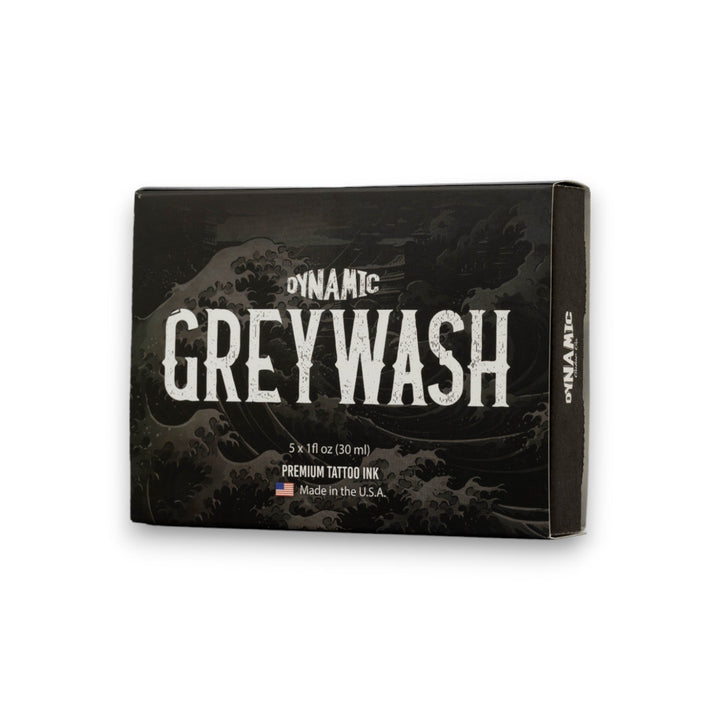 DYNAMIC INK GREYWASH TATTOO INK SET (INCLUDES MIXING SOLUTION)