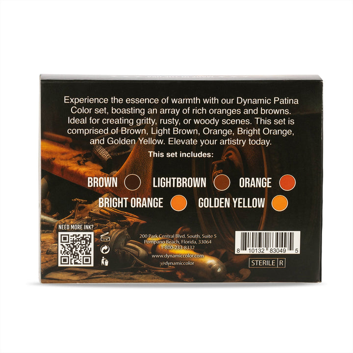 DYNAMIC INK PATINA 1OZ COLOR SET