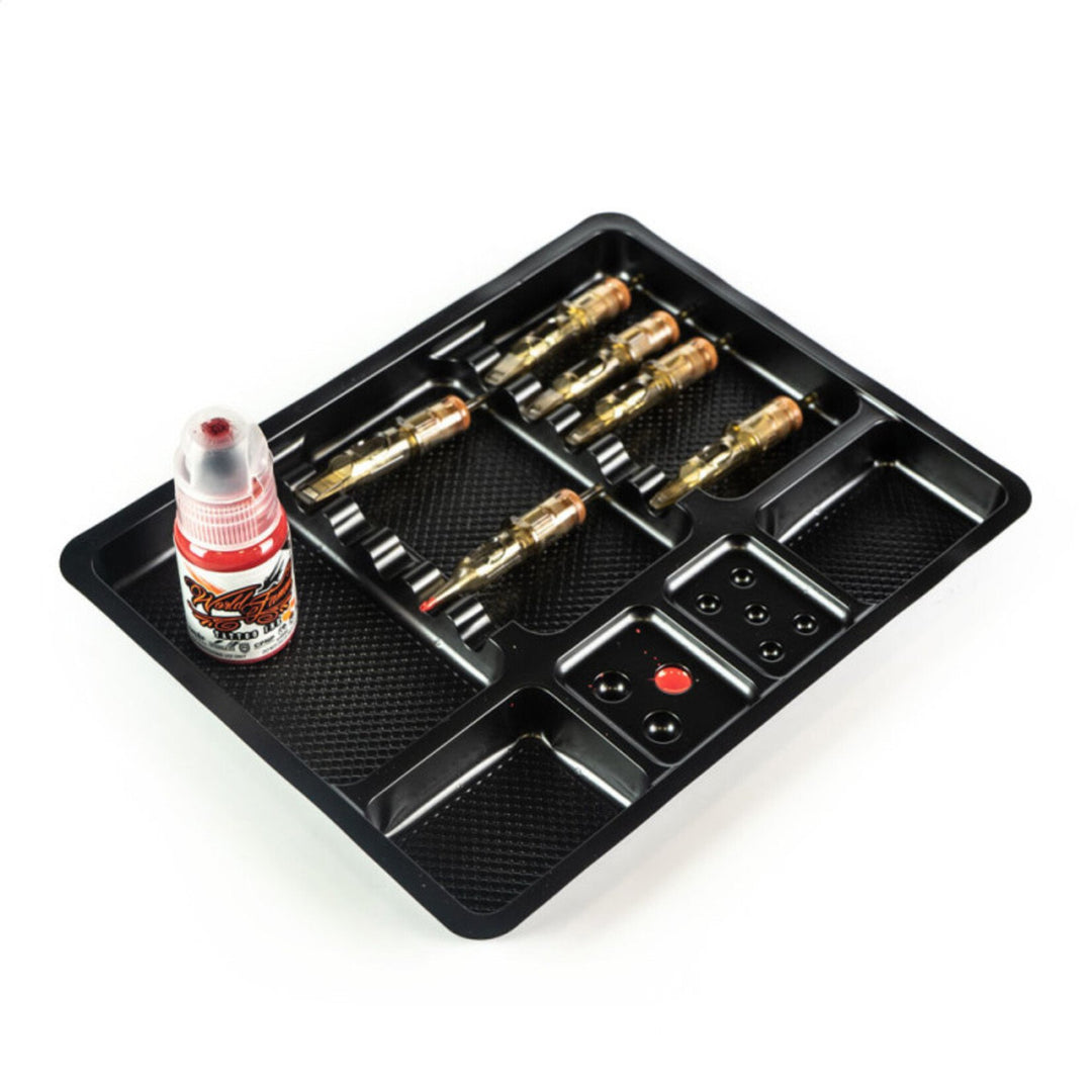 TATTOO DISPOSABLE INSTRUMENT TRAYS 25 PIECES BLACK ANARCHY TATTOO SUPPLIES CANADA