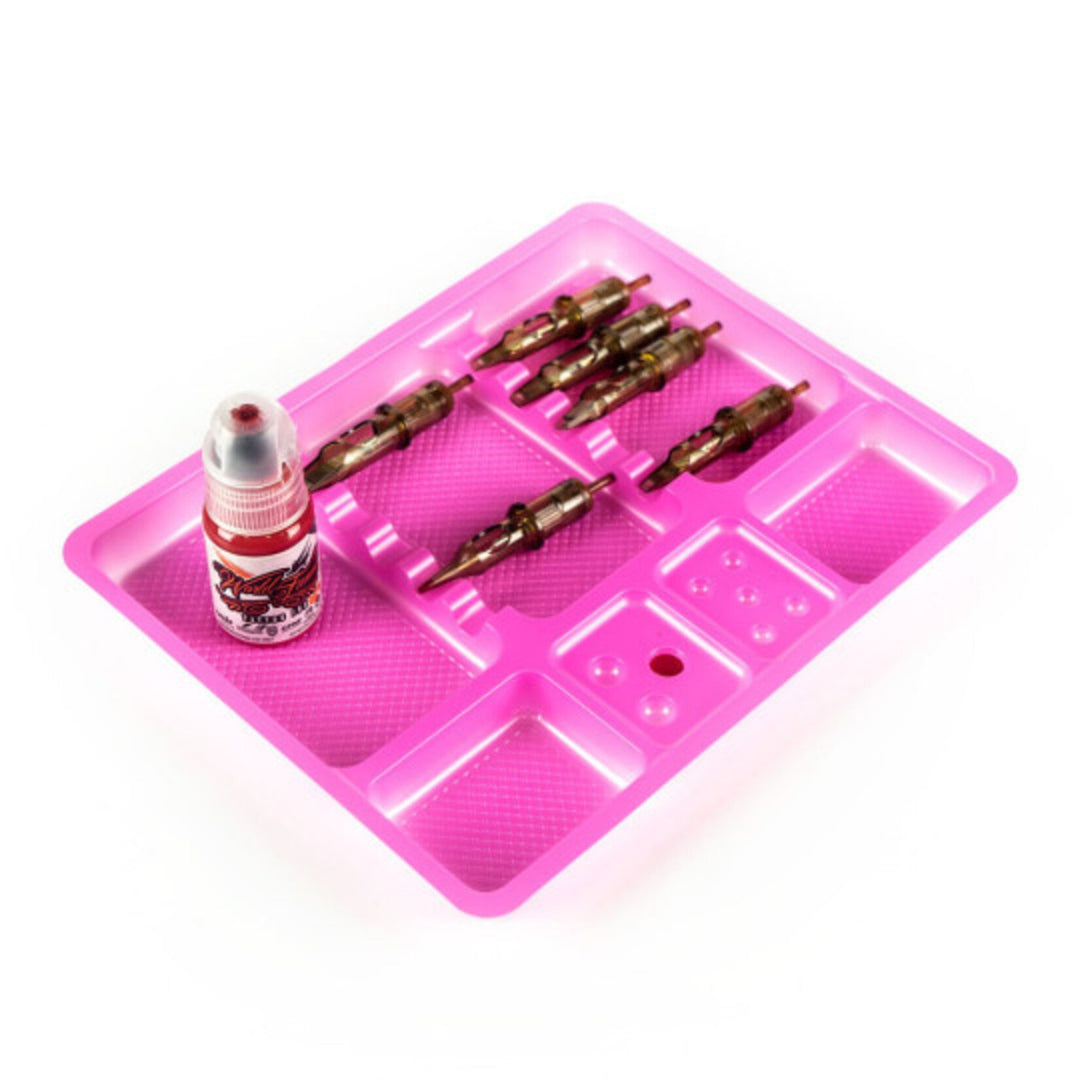 TATTOO DISPOSABLE INSTRUMENT TRAYS 25 PIECES PINK ANARCHY TATTOO SUPPLIES CANADA