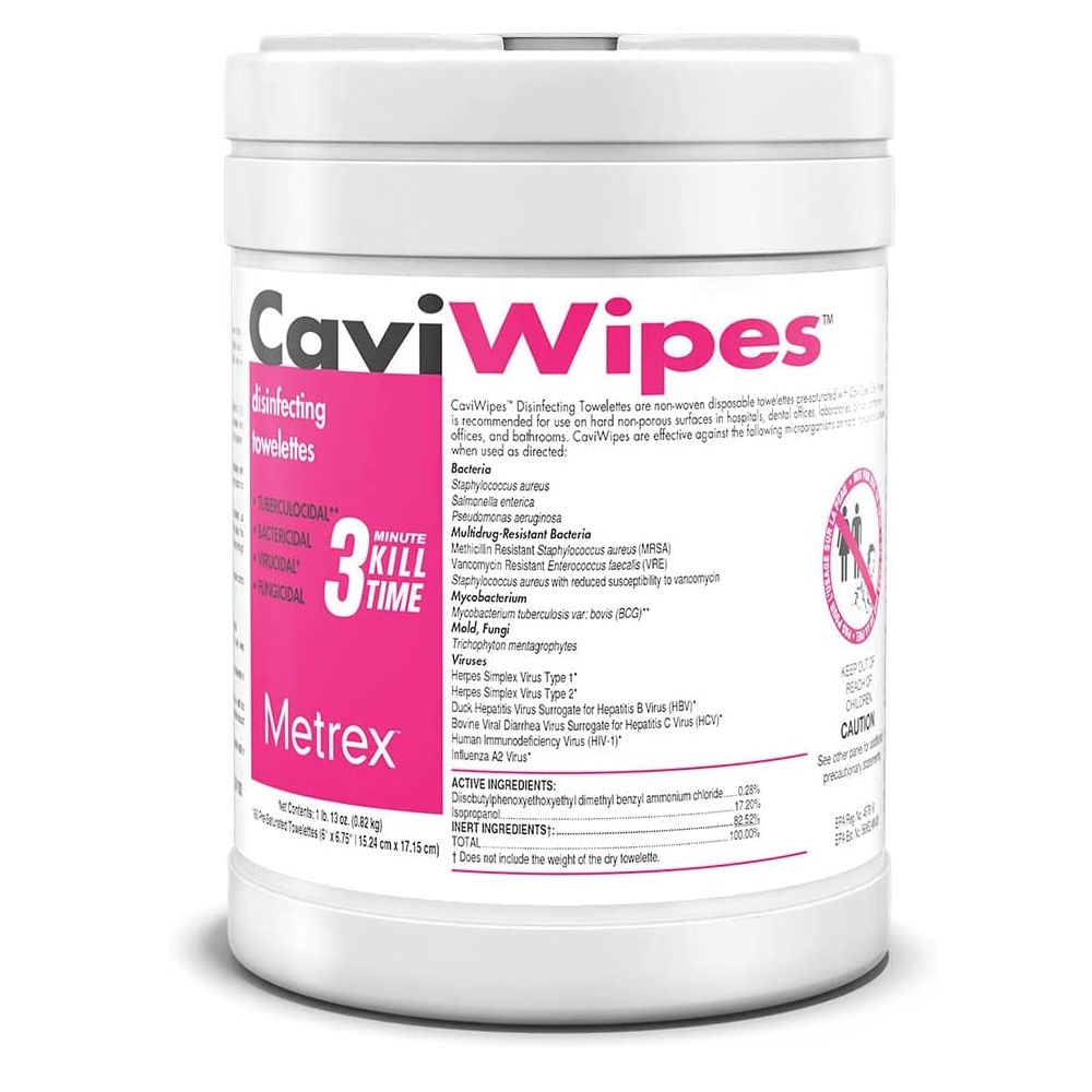 CAVIWIPES SURFACE DISINFECTANT WIPES 160 COUNT ANARCHY TATTOO SUPPLIES CANADA