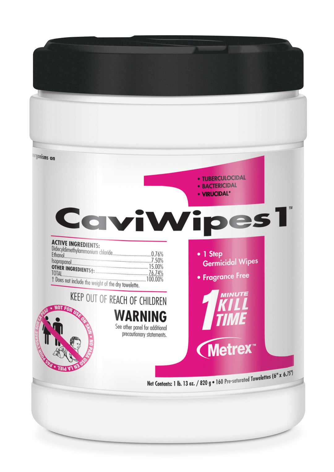 CAVIWIPES 1 CAVICIDE SURFACE DISINFECTANT WIPES ANARCHY TATTOO SUPPLIES CANADA
