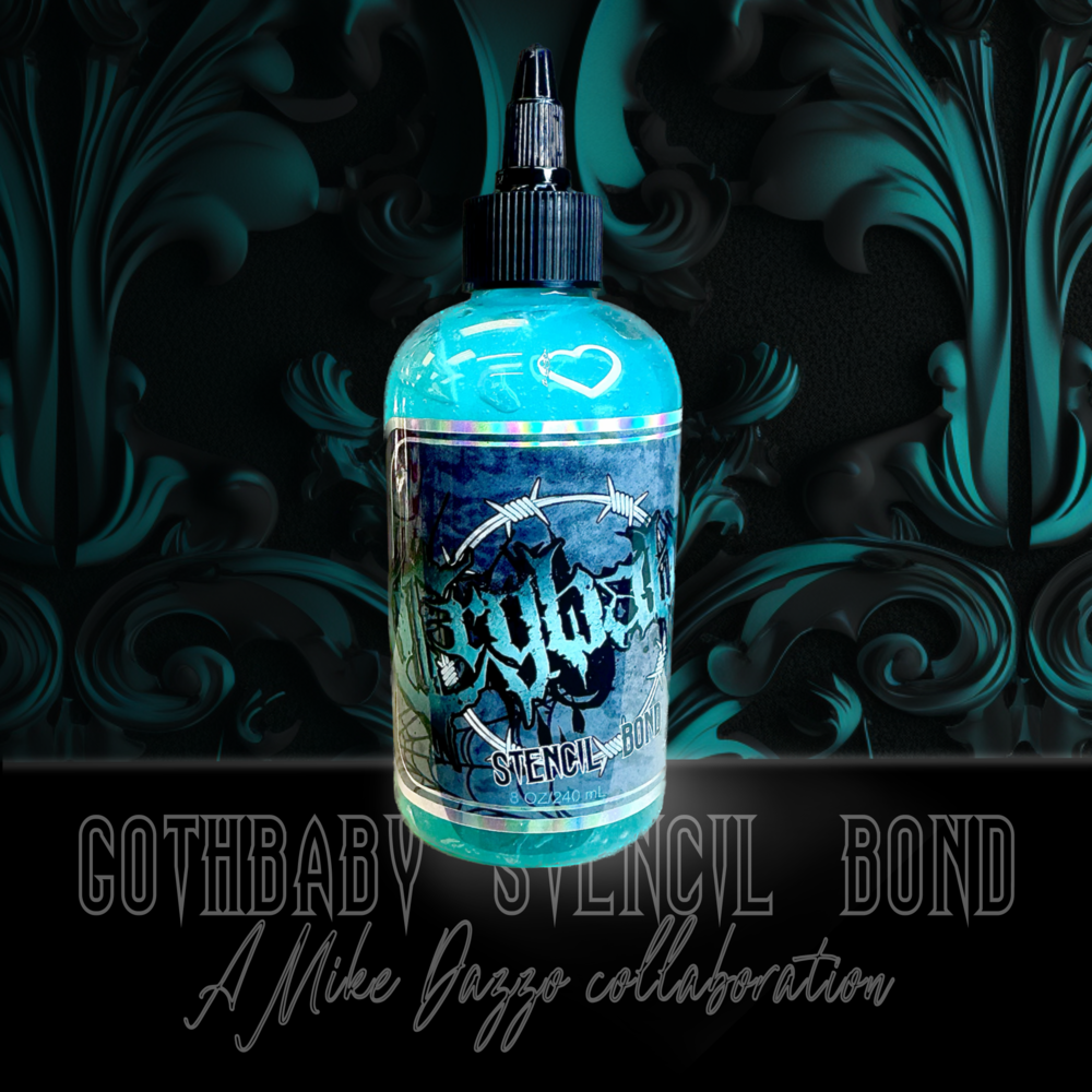 CRYBABY GOTHBABY STENCIL BOND 8OZ ANARCHY TATTOO SUPPLIES CANADA