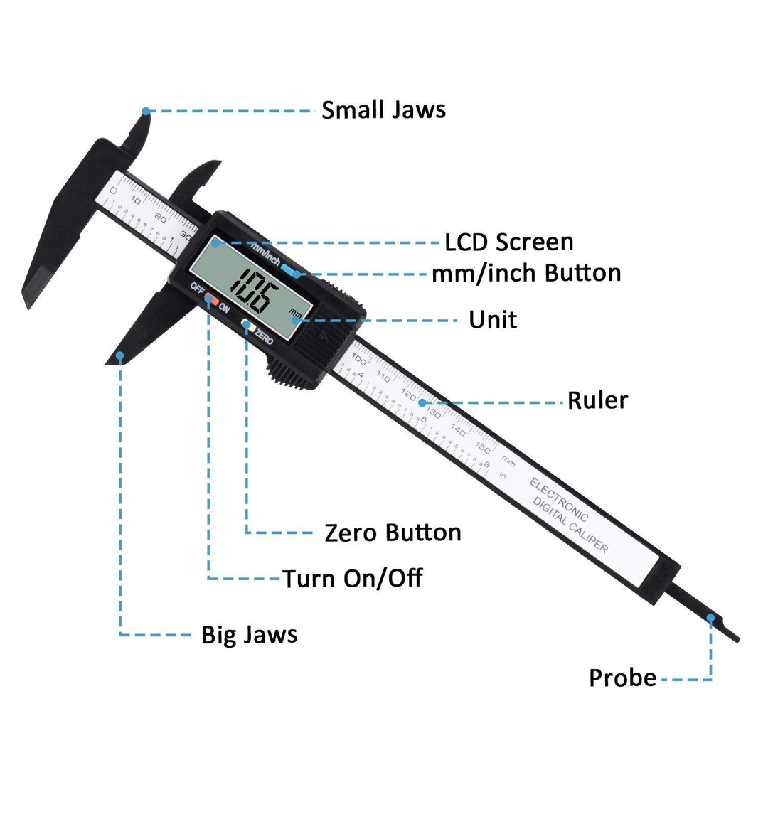 ELECTRONIC DIGITAL CALIPER ANARCHY TATTOO SUPPLIES CANADA