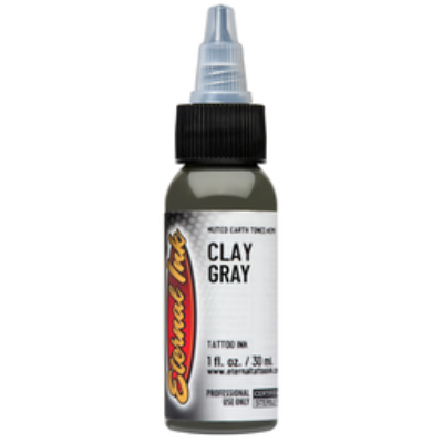 eternal-ink-muted-earth-tones-clay-gray-1oz-anarchy tattoo supplies canada 