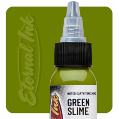 eternal-ink-muted-earth-tones-green-slime-1oz-anarchy tattoo supplies canada 