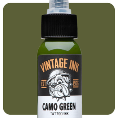 eternal-ink-vintage-tattoo-ink-camo-green-1oz-anarchy tattoo supplies canada 