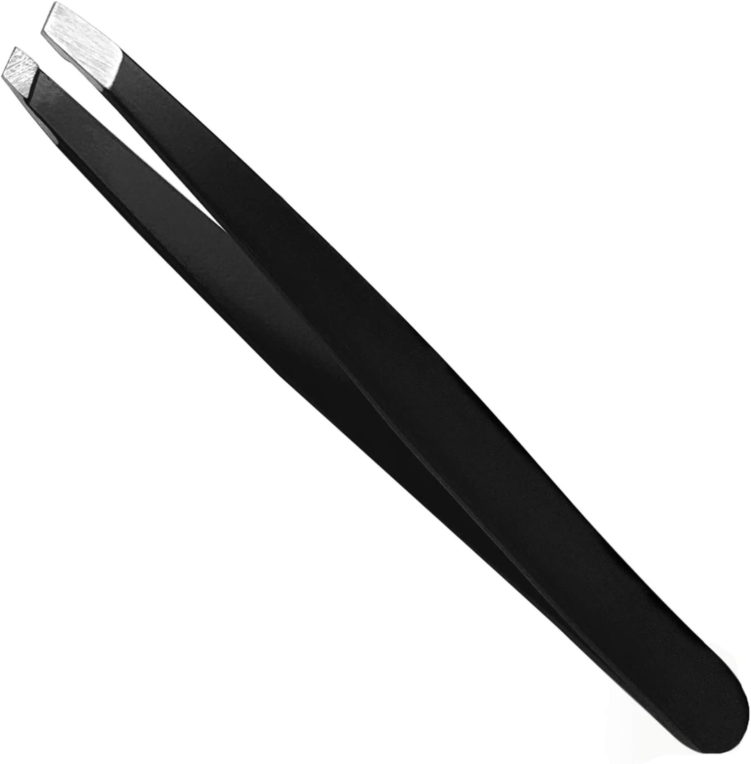 EYEBROW TWEEZERS SLANTED PULLER STAINLESS STEEL ANARCHY TATTOO SUPPLIES CANADA