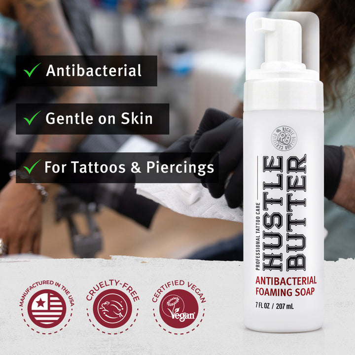 HUSTLE BUTTER ANTIBACTERIAL FOAMING SOAP 7OZ