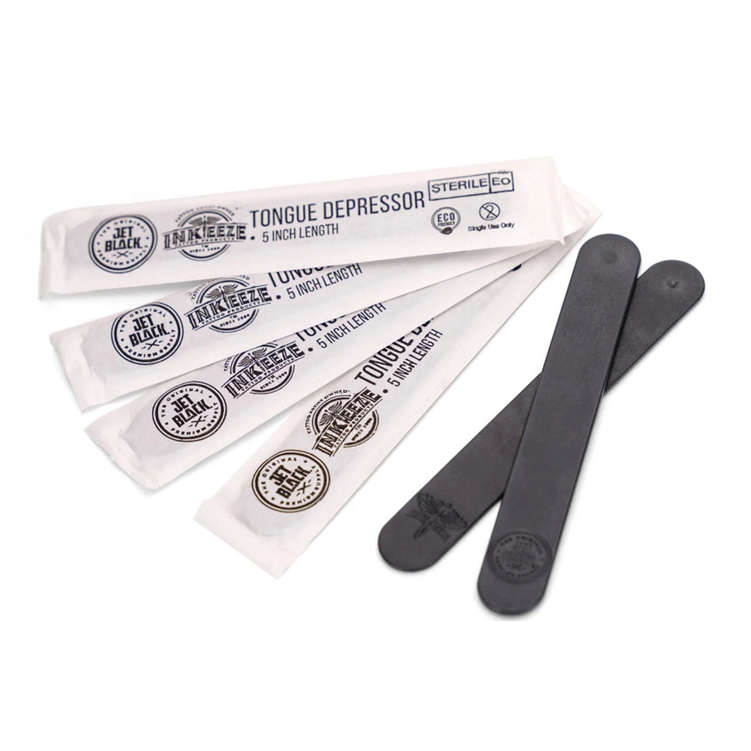 JET BLACK X STERILE TONGUE DEPRESSORS ANARCHY TATTOO SUPPLIES CANADA